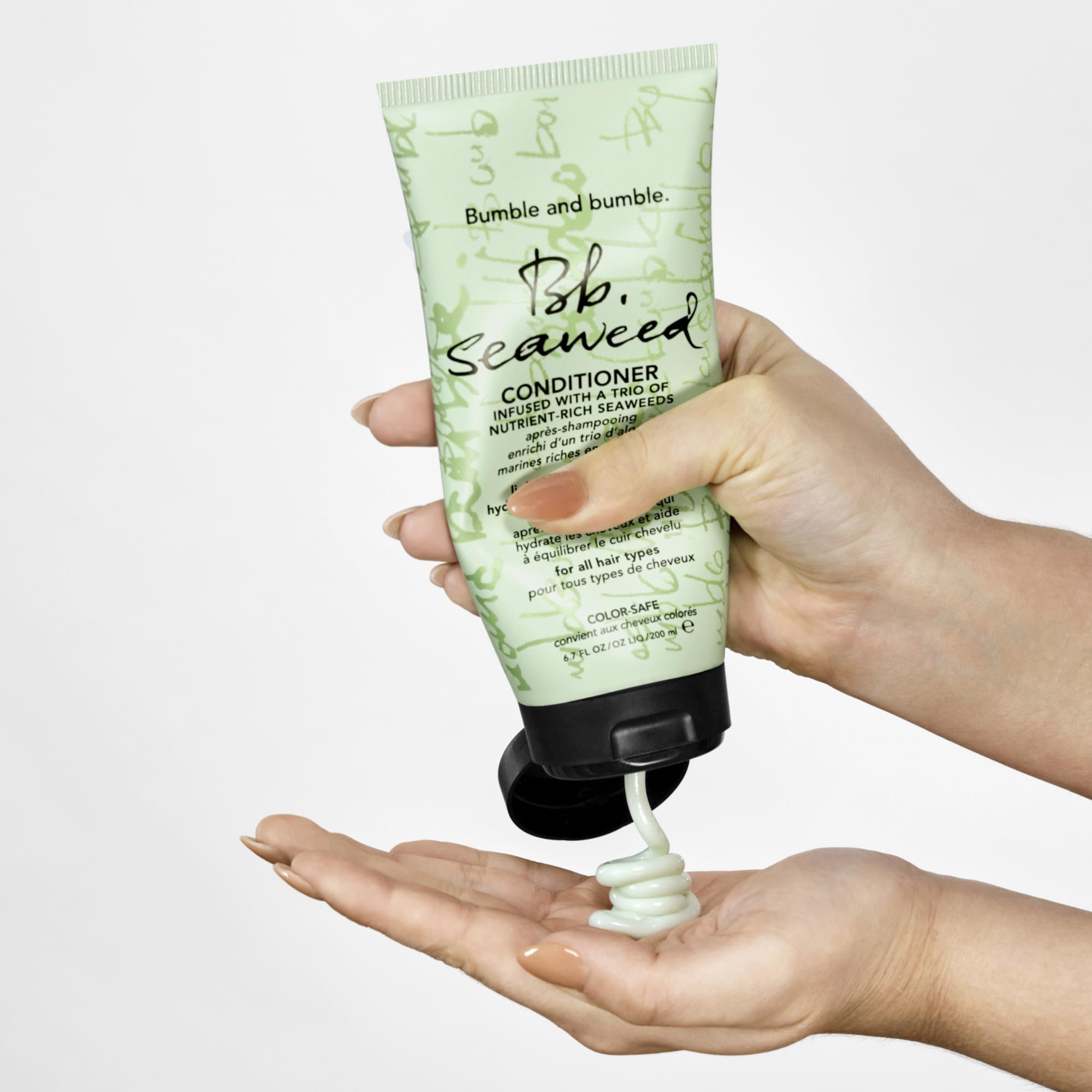 Bumble and bumble. Seaweed Hydrating Conditioner | For Daily Use | Adds Lightweight Moisture | Smooths and Reduces Frizz | For Fine to Medium Curly, Wavy, Straight Hair