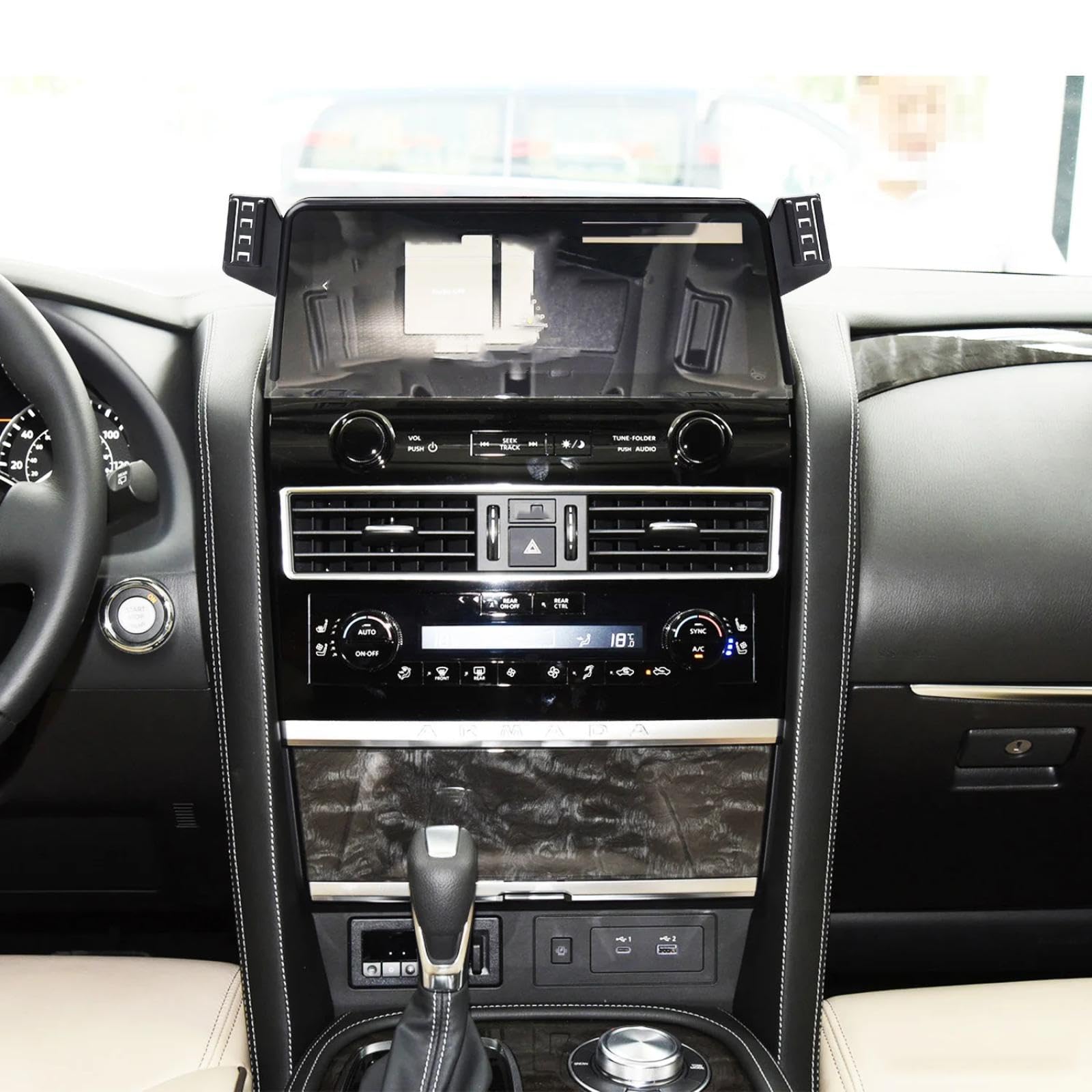 Soporte Móvil Coche para Nissan Armada 2021-2024, Soporte para teléfono móvil de Coche con Clip para Rejilla de ventilación