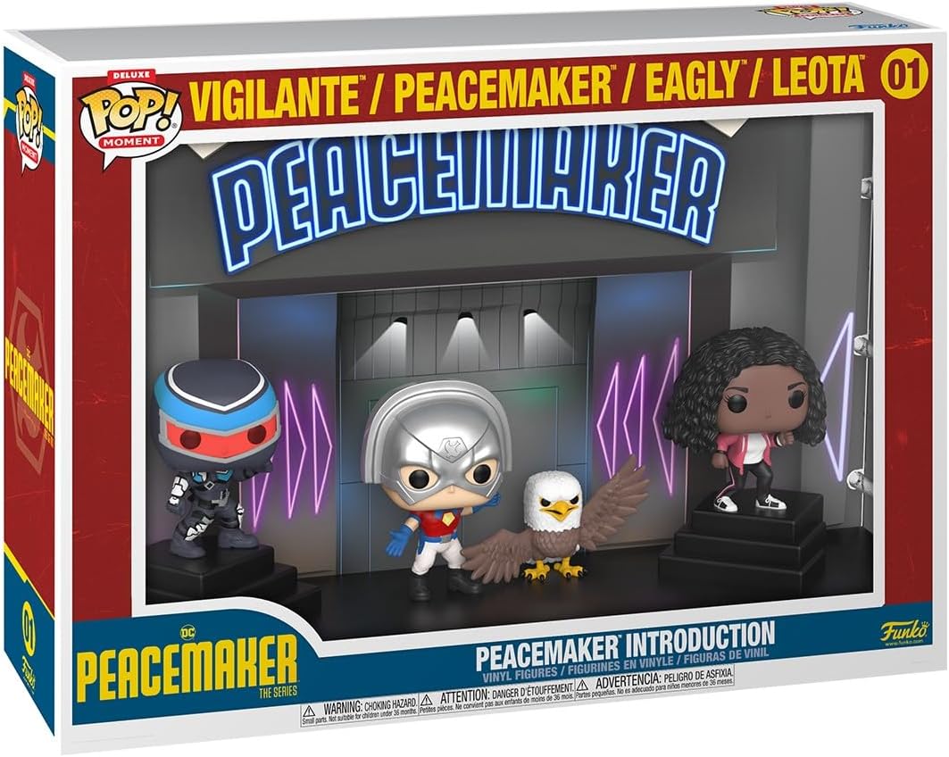 Funko Pop! Moments Deluxe: Vigilante/Peacemaker/Eagly/Leota - Collectable Vinyl Figure - Gift Idea - Official Merchandise - Toys for Kids & Adults - TV Fans - for Collectors and Display