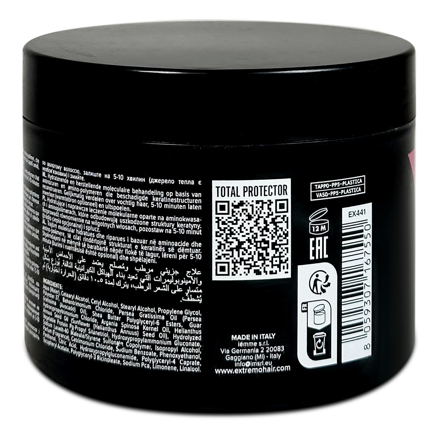 Mascarilla Reparadora Molecular Plex 500 ml, 5 Unidades | Hidratación y Reparación Profunda