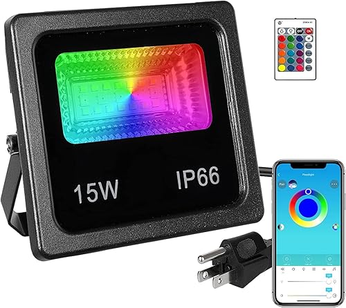 Miniatura 8 de Luces LED de inundación de 150 W que cambian de color, multicolor, iluminación vertical RGB con control remoto, luz de escenario impermeable IP66,