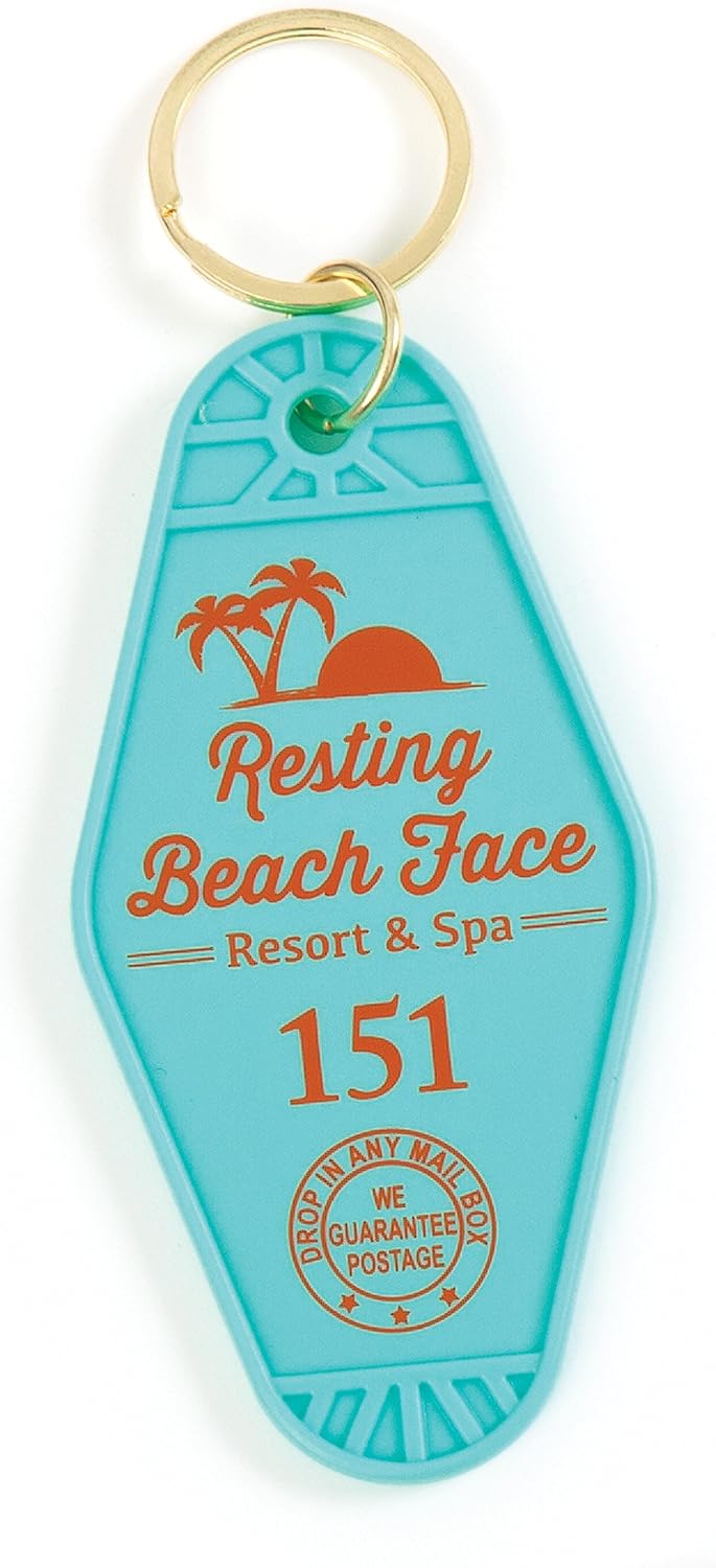 GAMAGO Resting Beach Face Keychain (LA1552)