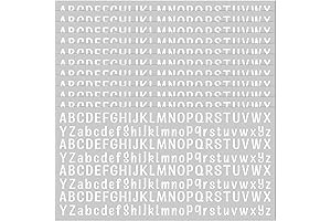 10 Sheet Mini Letter Stickers