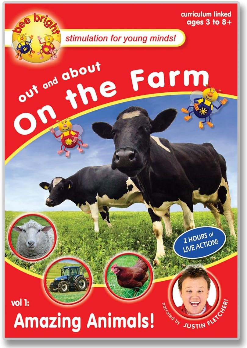 bee bright - Out & About on the Farm - Amazing Animals! - Justin Fletcher