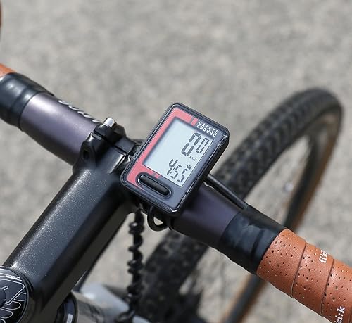 Miniatura 10 de CATEYE Computadora de bicicleta con cable - Velocímetro y odómetro de nivel básico, perfecto para ciclistas principiantes, arranque y parada
