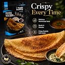 RUSTIK PAUSHTIQ Protein Rich Instant Dosa Mix - 500g | Just Add Water | No Fermentation | Crispy Dosa Batter | No Added Preservatives or Colours | Ready to Cook gallery image