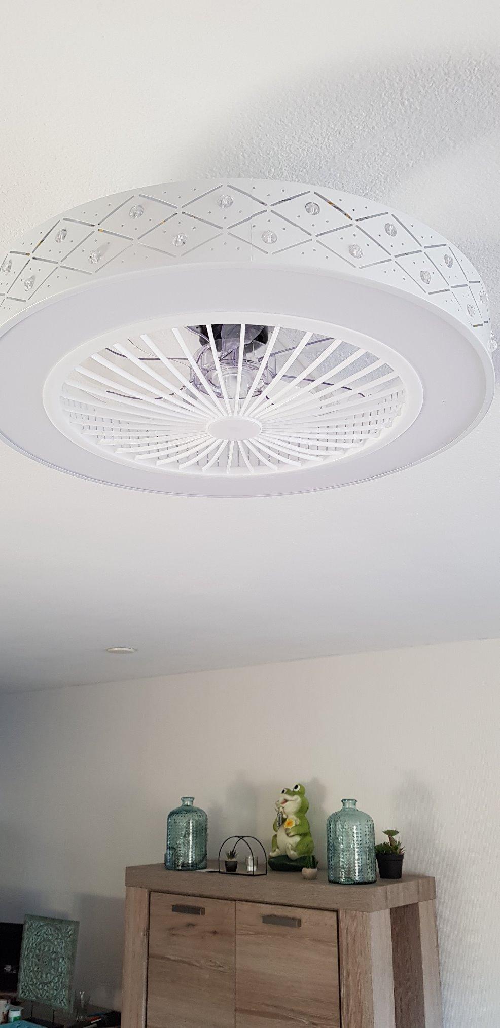Syrisora Stopcontact met kleine ventilator, plug-and-play, stil, voor