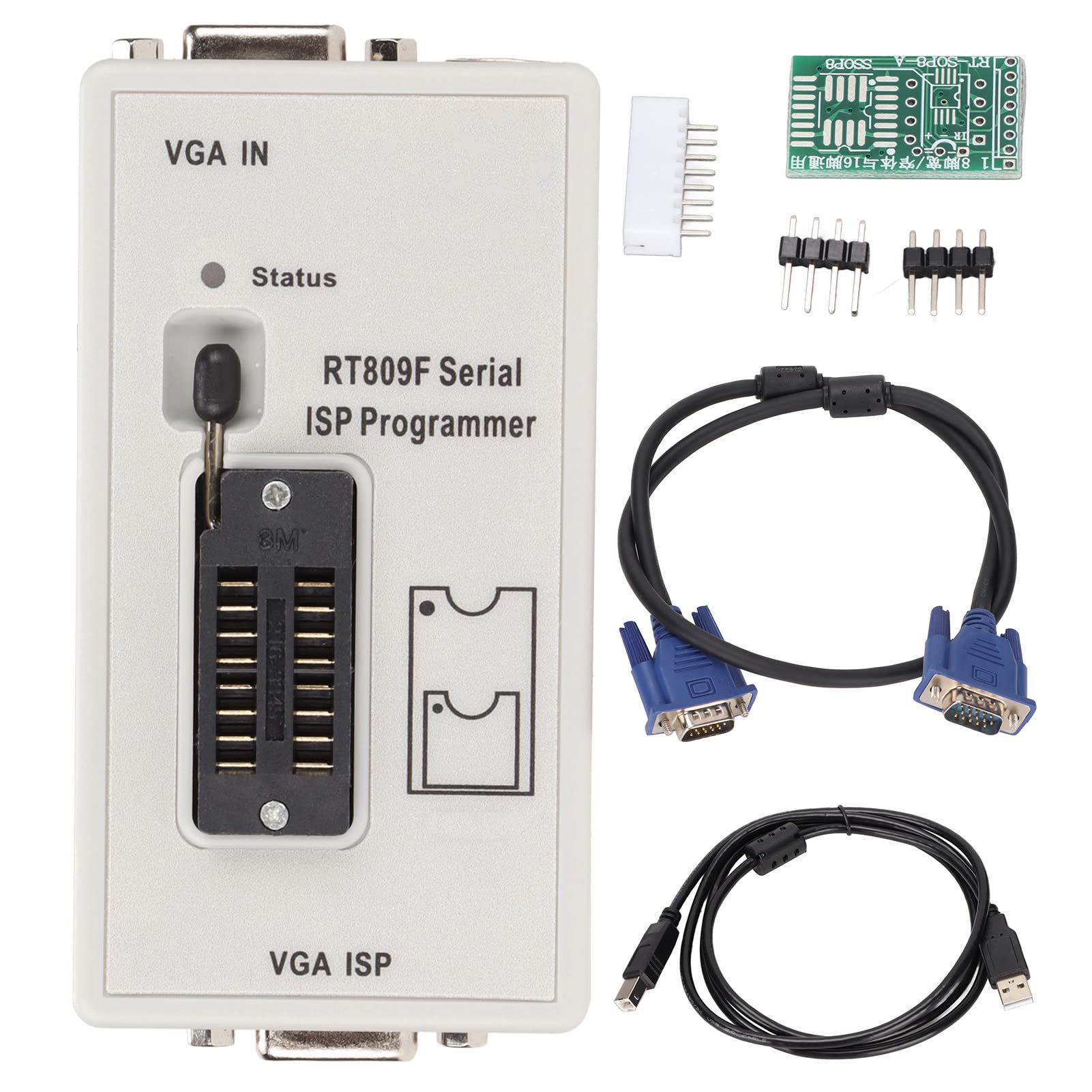 Programmatore LCD per PC Identificazione Automatica Alta compatibilità per BIOS Notebook e Programmazione Flash SPI 1 Programmatore RT809F