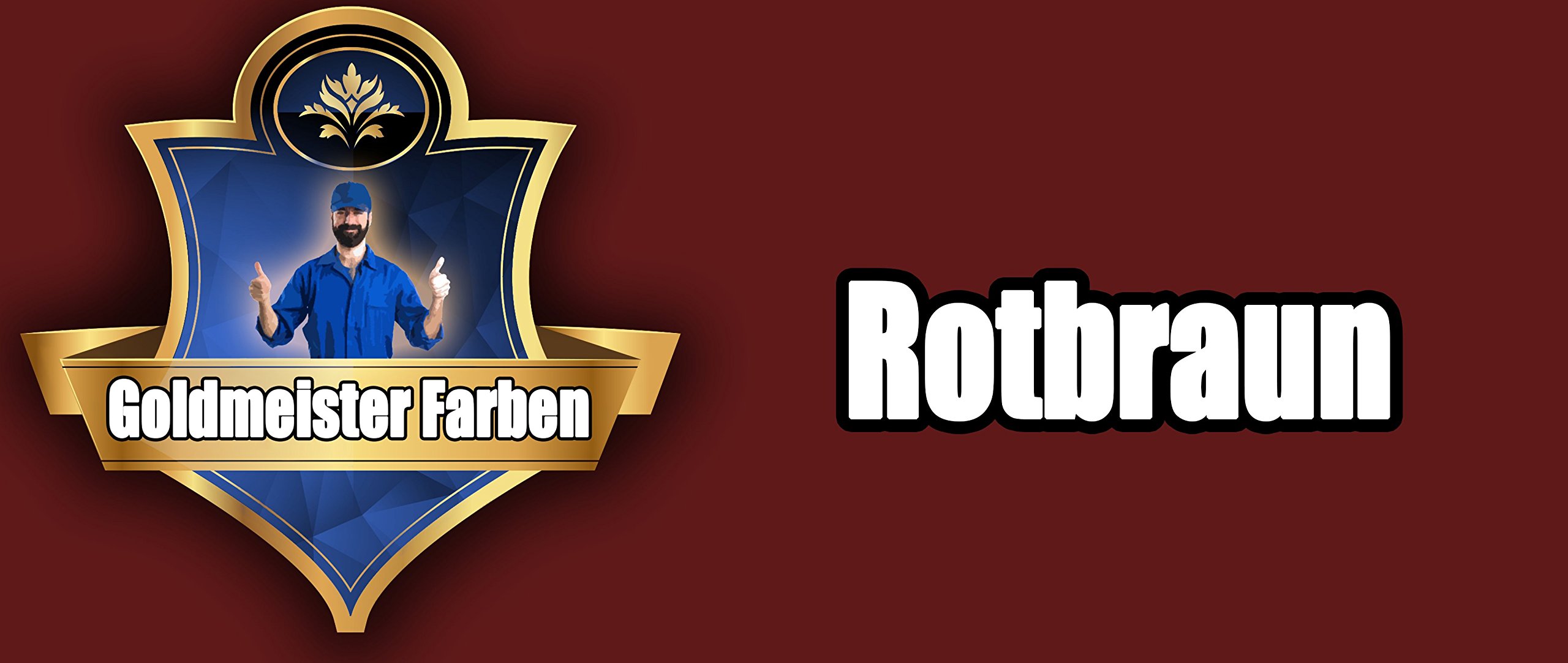 Goldmeister Farben meisterhafte Rostschutz-Grundierung Rostschutz-Farbe in Hellgrau und Rotbraun schnelltrocknende Grundierung besonders robust und langlebig (5 L, Rotbraun)