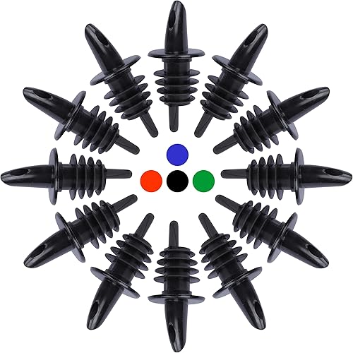 Miniatura 18 de EHOMEA2Z Vertedores de hielo afeitado, paquete de 12 unidades, ideales para botellas de jarabe de cono de nieve, jarabes de hielo afeitado, Variado