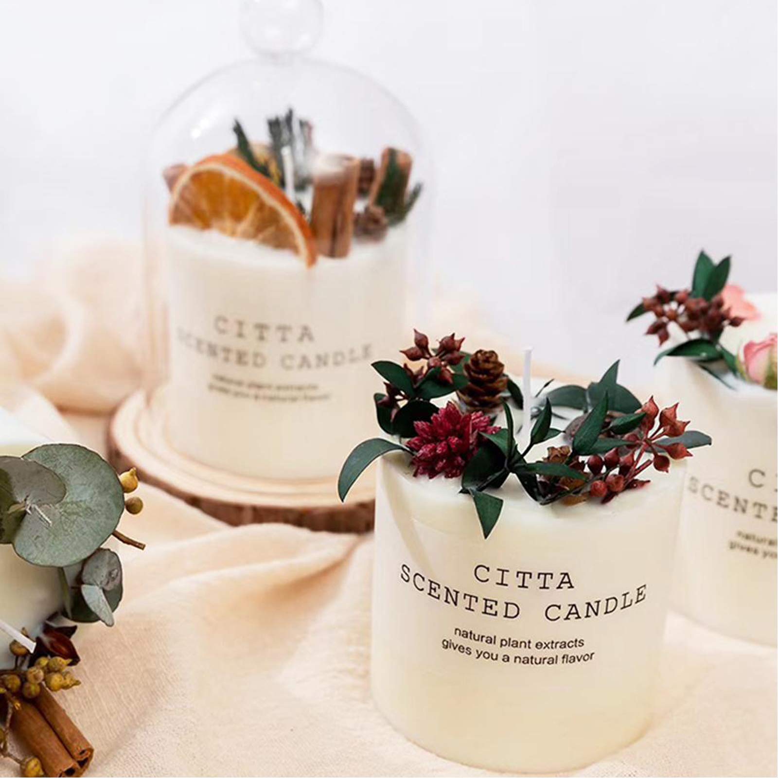 Set Regalo Candele Profumate, Candela Aromaterapia di Soia Naturale Altamente Profumate con Confezione Regalo, Regali Perfetti per Donne, San Valentino, Anniversario, Festa della Mamma, Compleanno