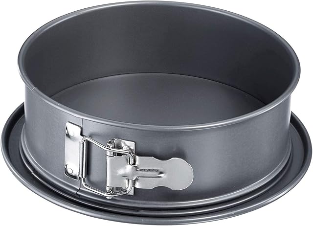 Westmark Tortownica, zabezpieczona przed wyciekiem, Ø 18 cm, z powłoką zapobiegającą przywieraniu, stal walcowana na zimno, Back Profi, antracytowa, 33582260
