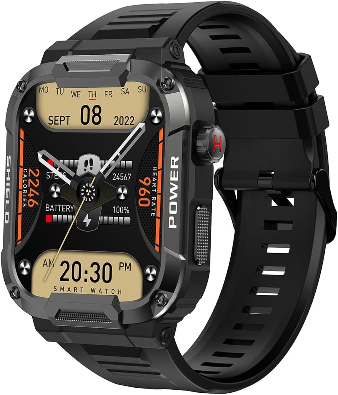 Yaepoip Gard Pro Ultra Smart Watch, Health Monitor for Heart Rate and