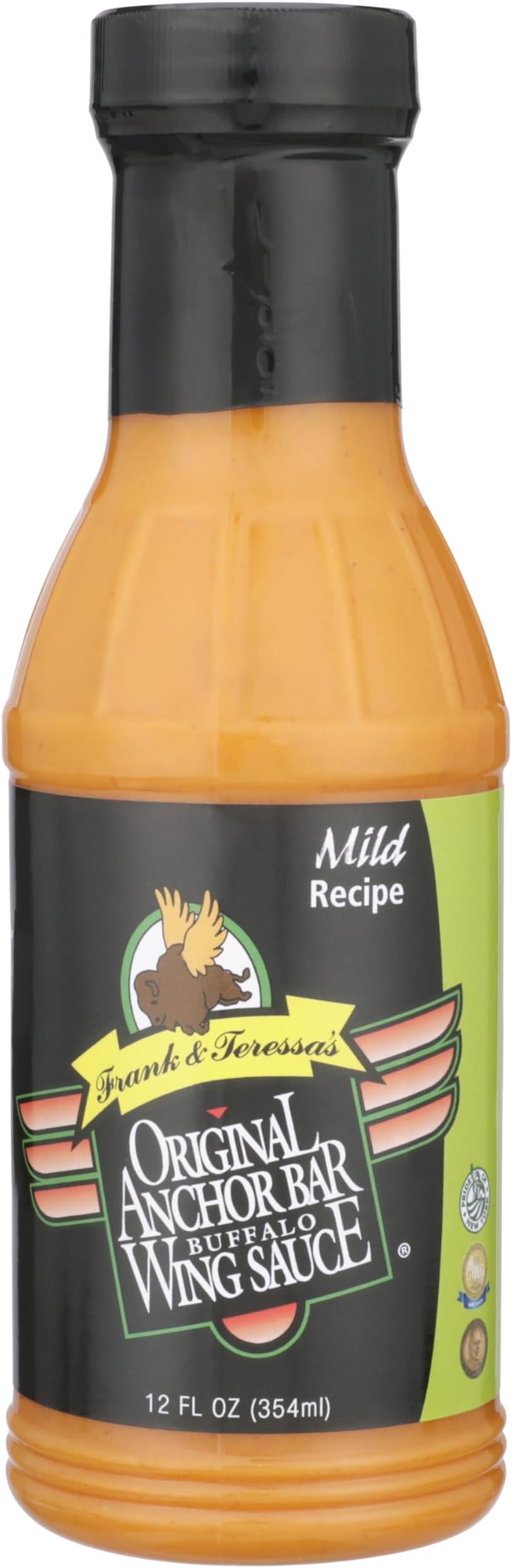 Anchor Bar Mild Wing Sauce, 12 oz – Classic Buffalo Flavor with Mild Heat – Perfect for Chicken Wings, Dips & Marinades