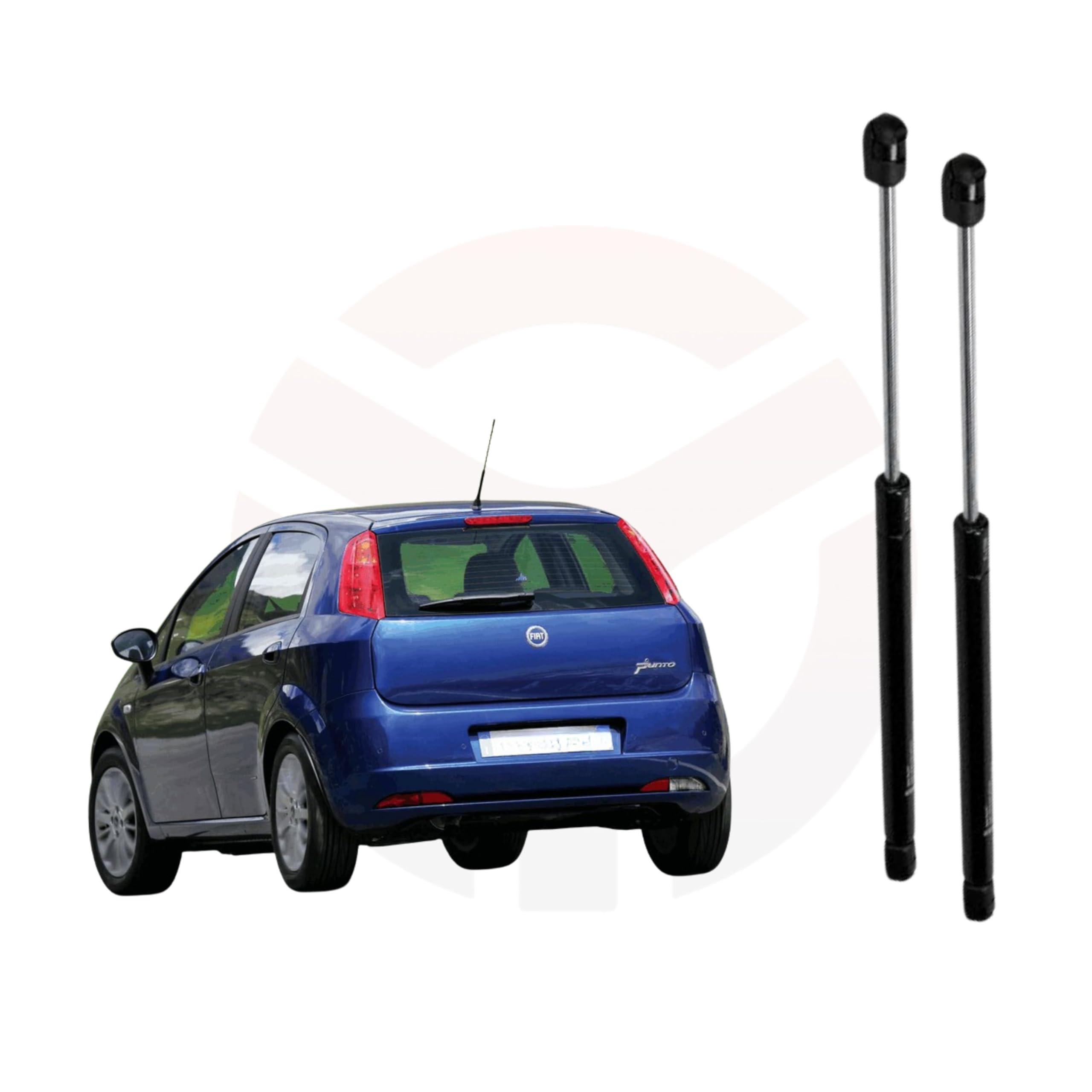 Coppia Molle a Gas Portellone Posteriore Compatibile con Fiat Grande PUNTO 2005> EVO 2008 > PUNTO 12