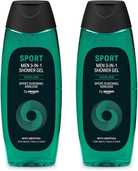 by Amazon Fresh 3in1 Duschgel, für Herren, 2 x 500 ml - 5