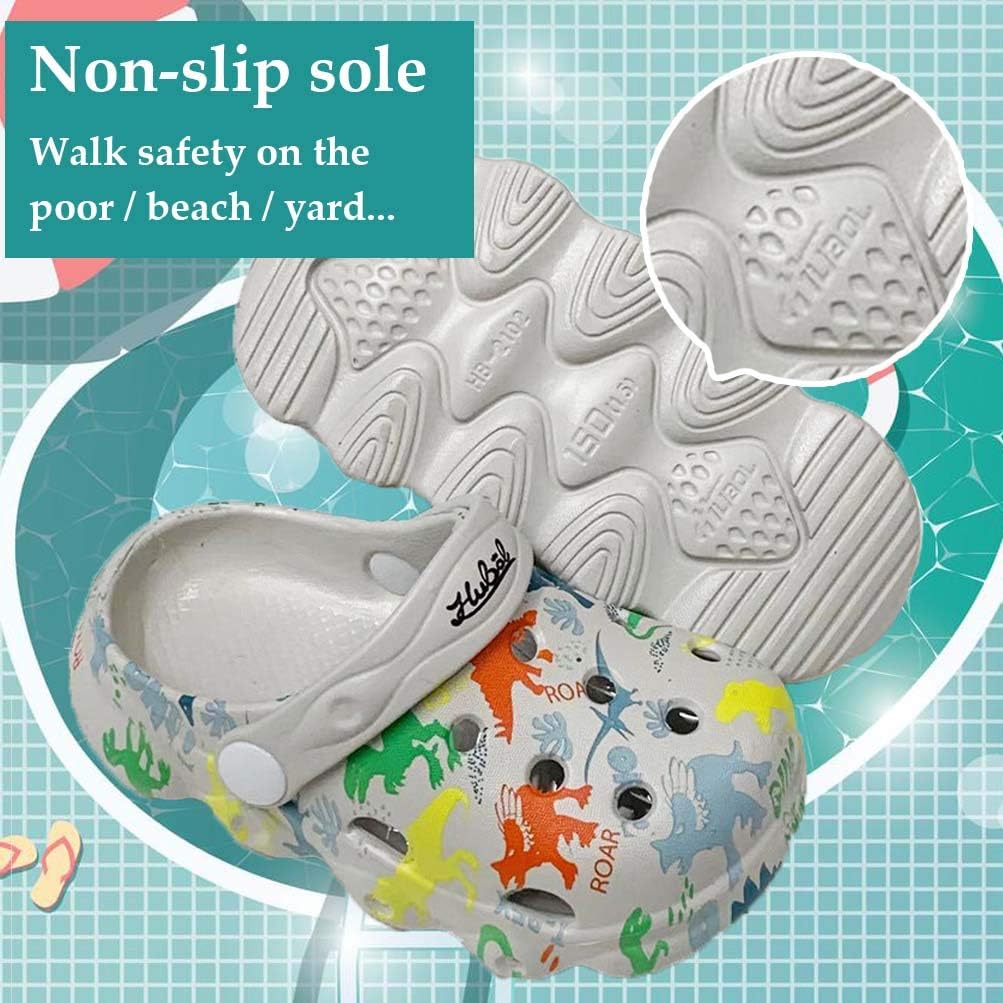 LICH Toddler Kid's Sandals Slip On Girls Boys Garden Clogs Shoes Lightweight Water Slide Slippers for Beach Swimming Pool Shower : Clothing, Shoes & Jewelry