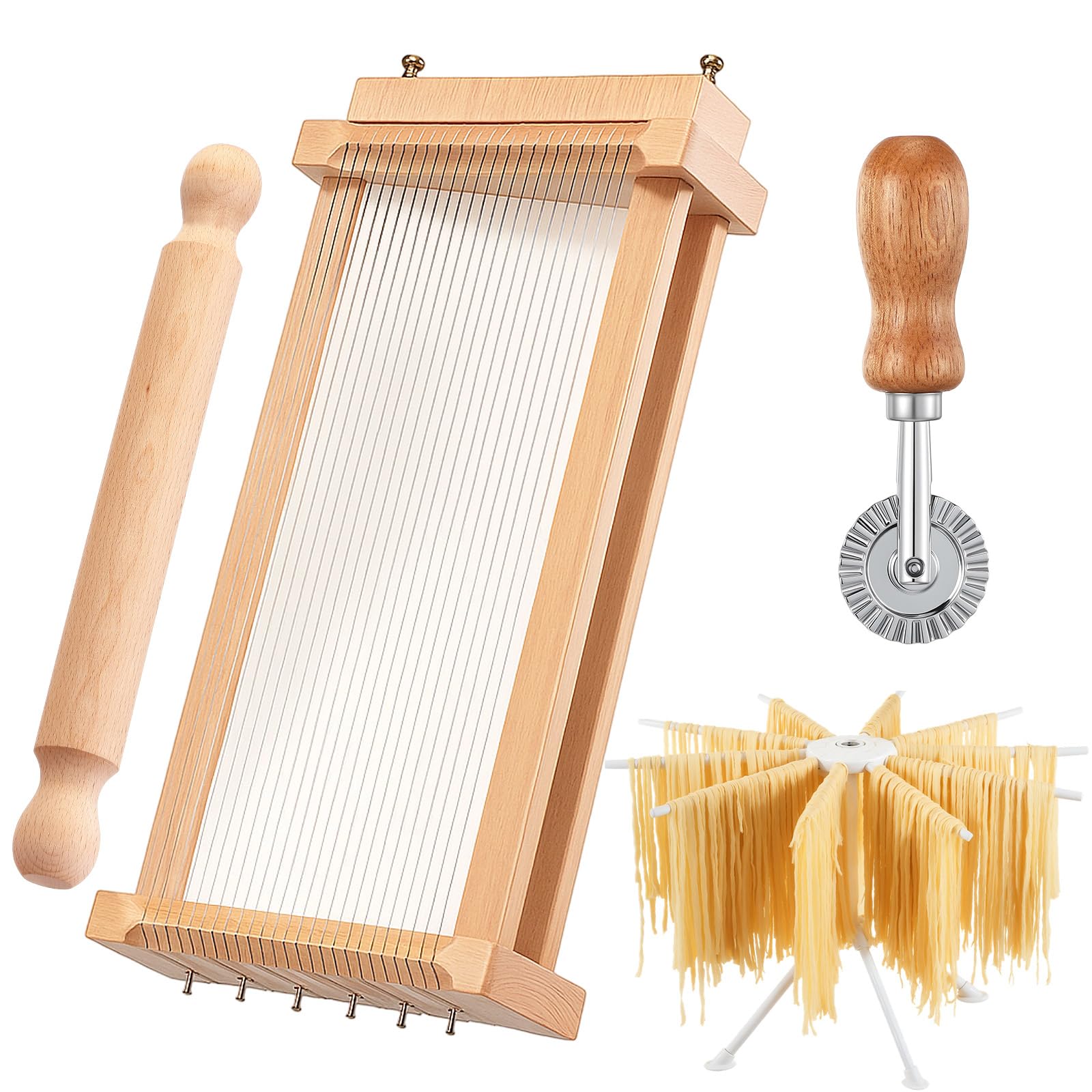 Amazon.com: SiliFine 4 Pcs Pasta Maker Tool Set Include Chitarra