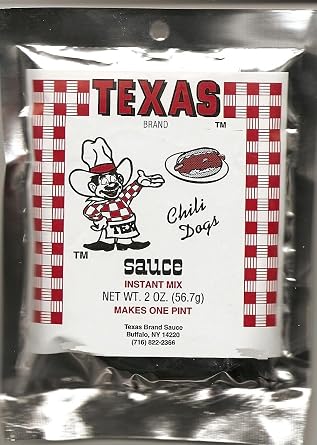Texas Brand Instant Chili Dog Sauce Mix - 2 oz