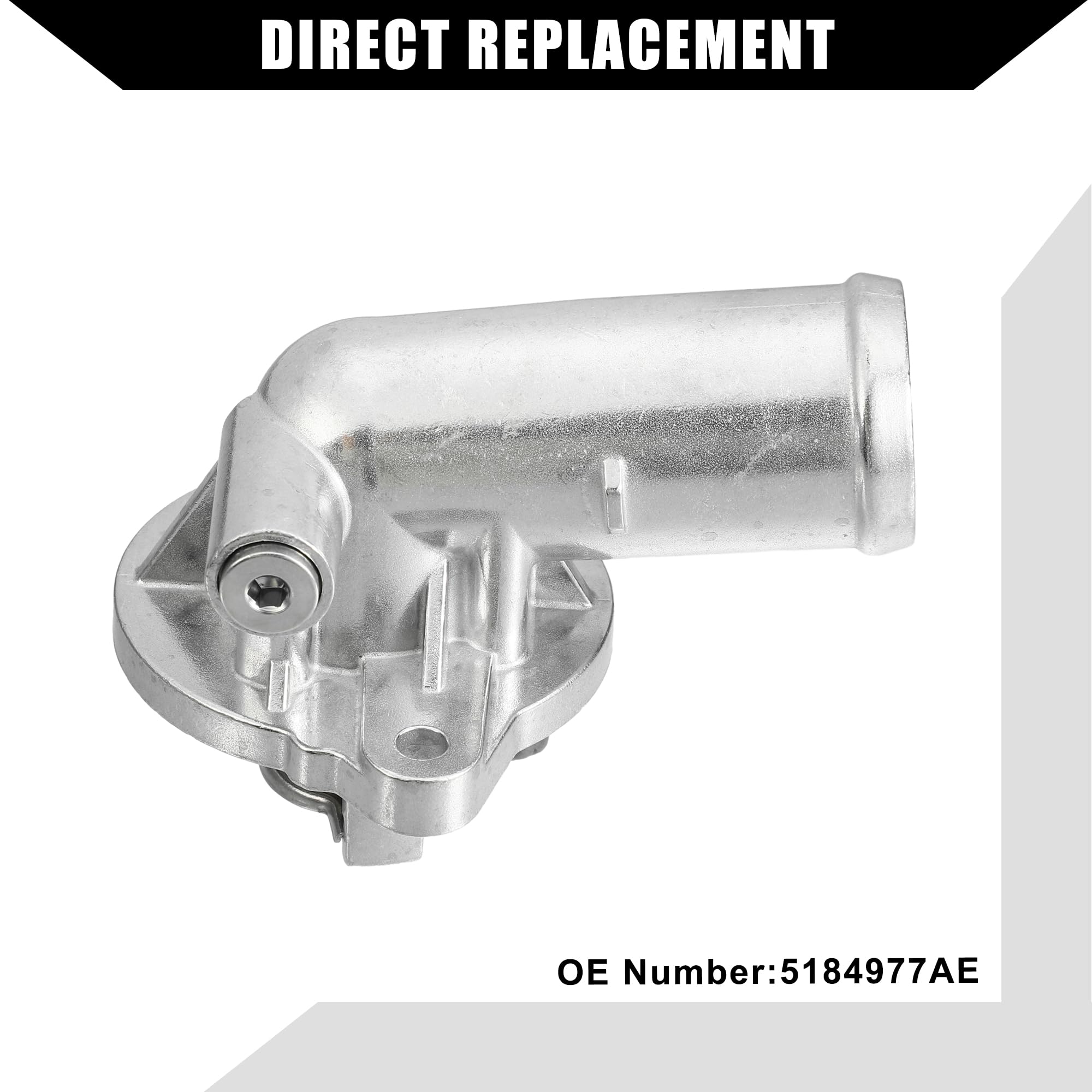 Zespół obudowy termostatu silnika 5184977AE Pasuje do Chryslera Dodge'a Ram 1500 2500 3500 1994-2020 Część