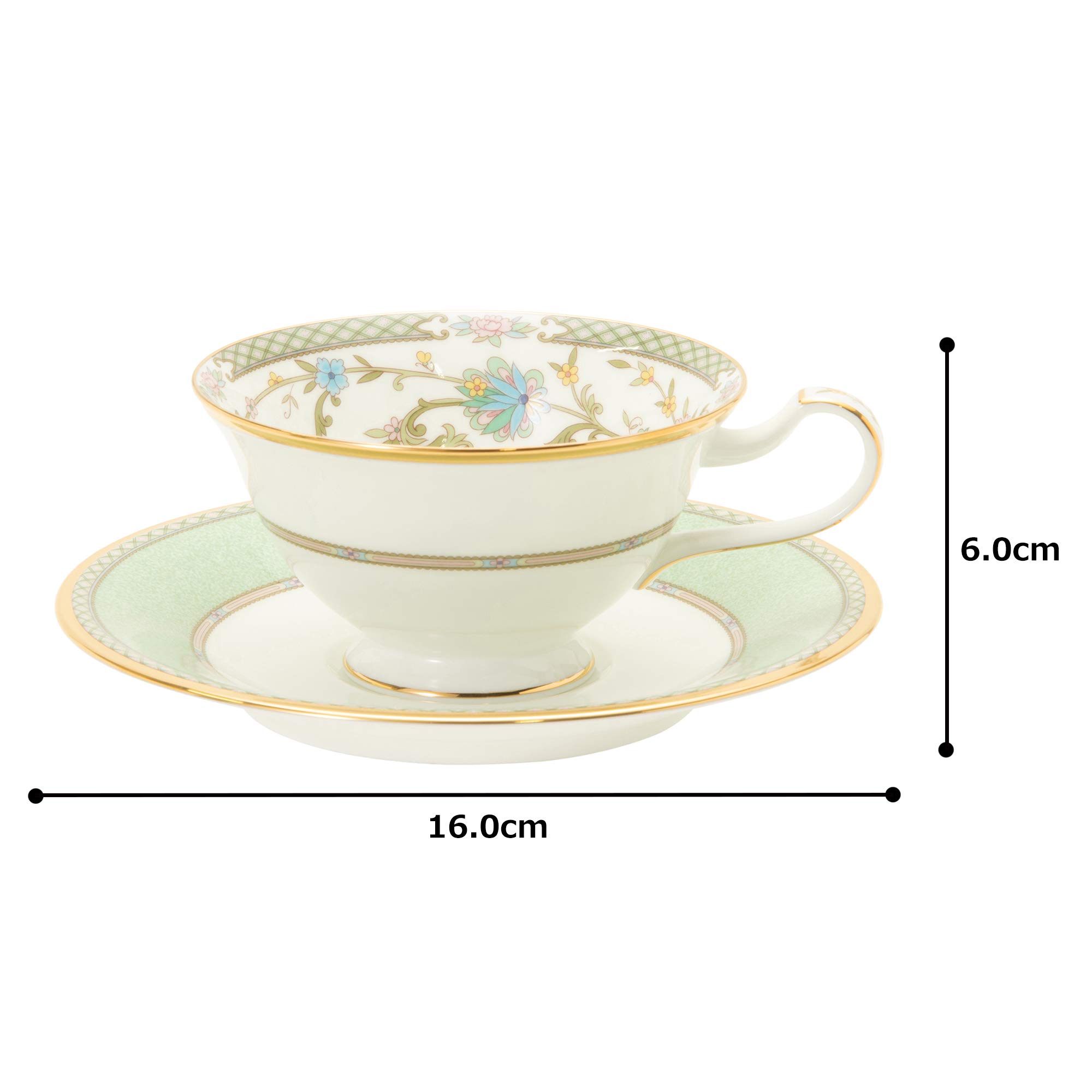 Noritake Yoshino Cup & Saucer Bone China 220cc/125cc Y59587