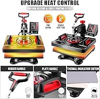 Vista 3 de WHUBEFY Prensa de calor para vasos, máquina de calor para sublimación, máquina de prensa de vasos de 20 y 30 onzas, vasos rectos delgados