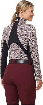 Kerrits Rail Side Quarter Zip Tech Top - Print