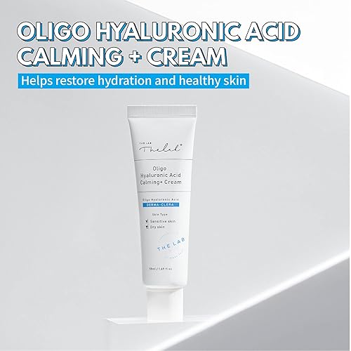 Miniatura 3 de Blanc Doux Oligo Crema calmante de ácido hialurónico 1.69 onzas líquidas - Certificado Vegano - Crema hidratante para pieles sensibles y secas con