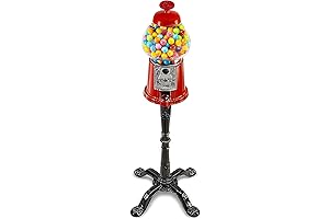 Gumball Bubble Machine with Stand | 15" Candy Dispenser Perfect for Sweet Treats