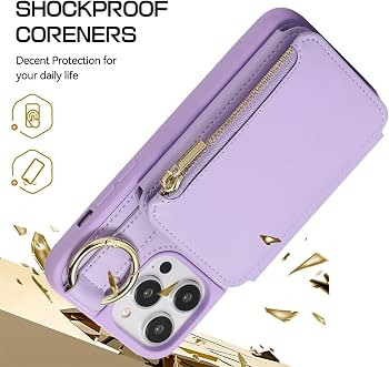 Amazon.com: SINQERISHT Crossbody Wallet Phone Case for Apple