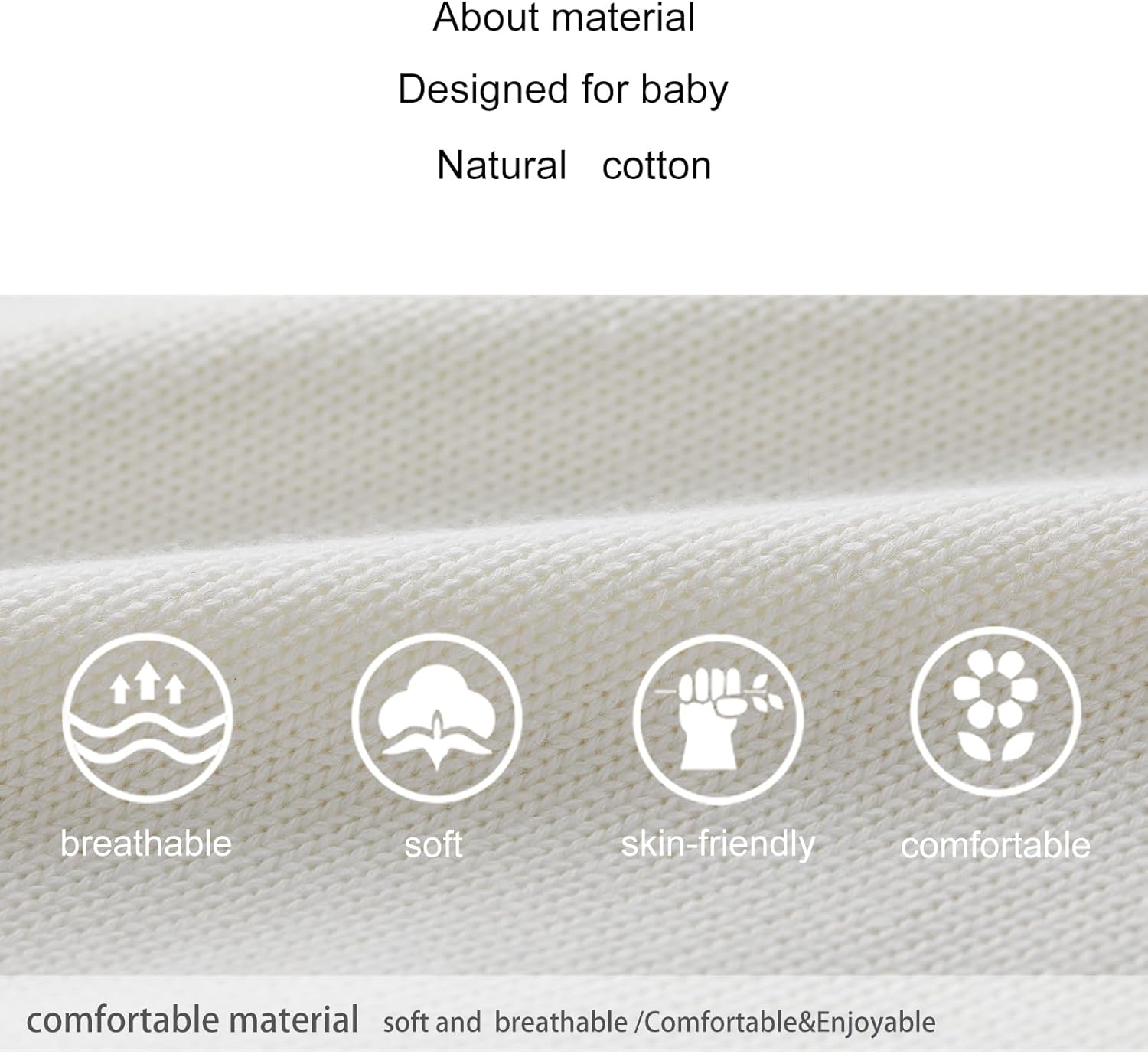 pureborn Baby Toddler Boys Girls Pullover Sweater Cotton Knit Button Closure Sweaters - Image 6