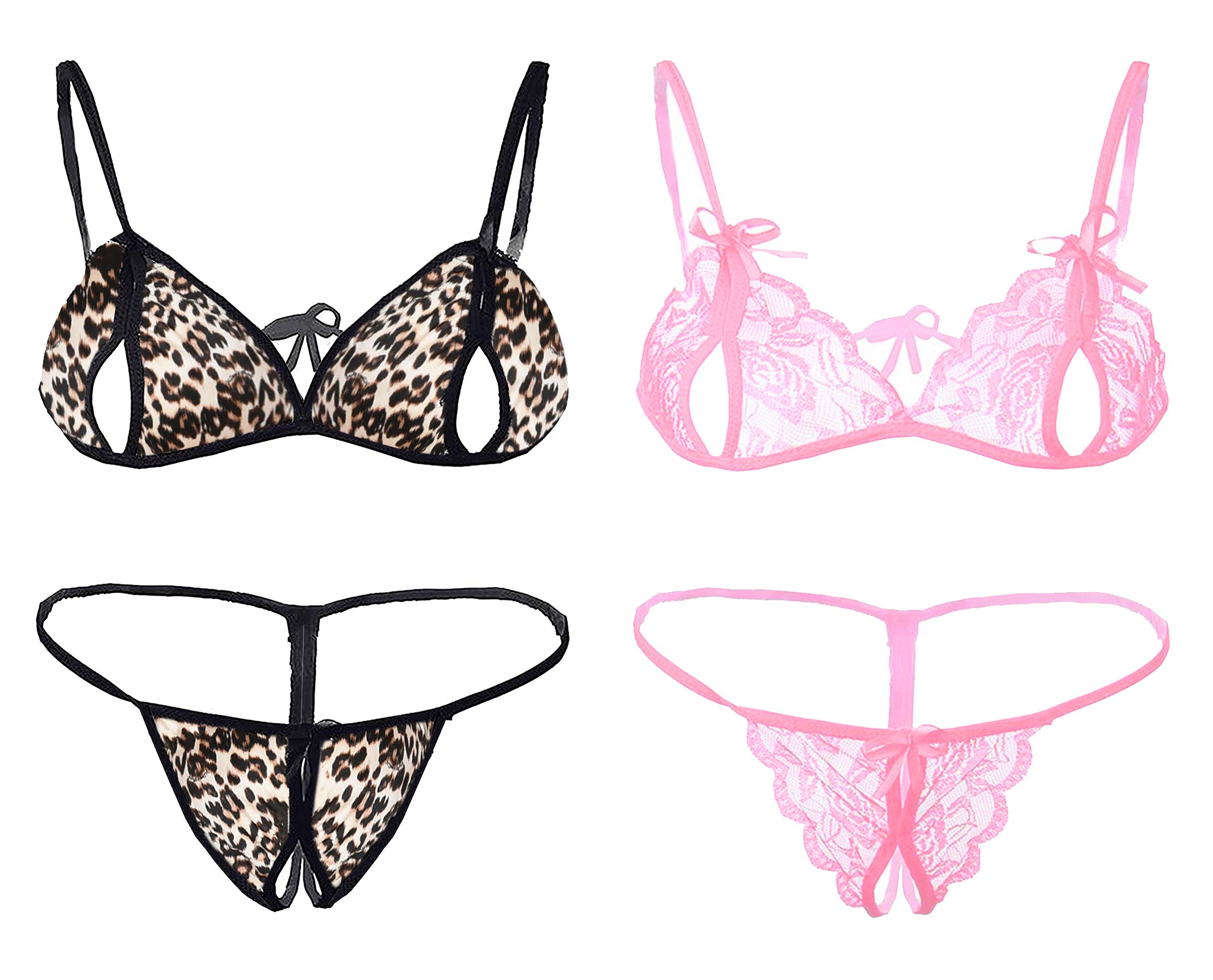 xs and os Women Pack of 2 Lingerie Bra Panty Set (Gift Wrapped)-picture-8