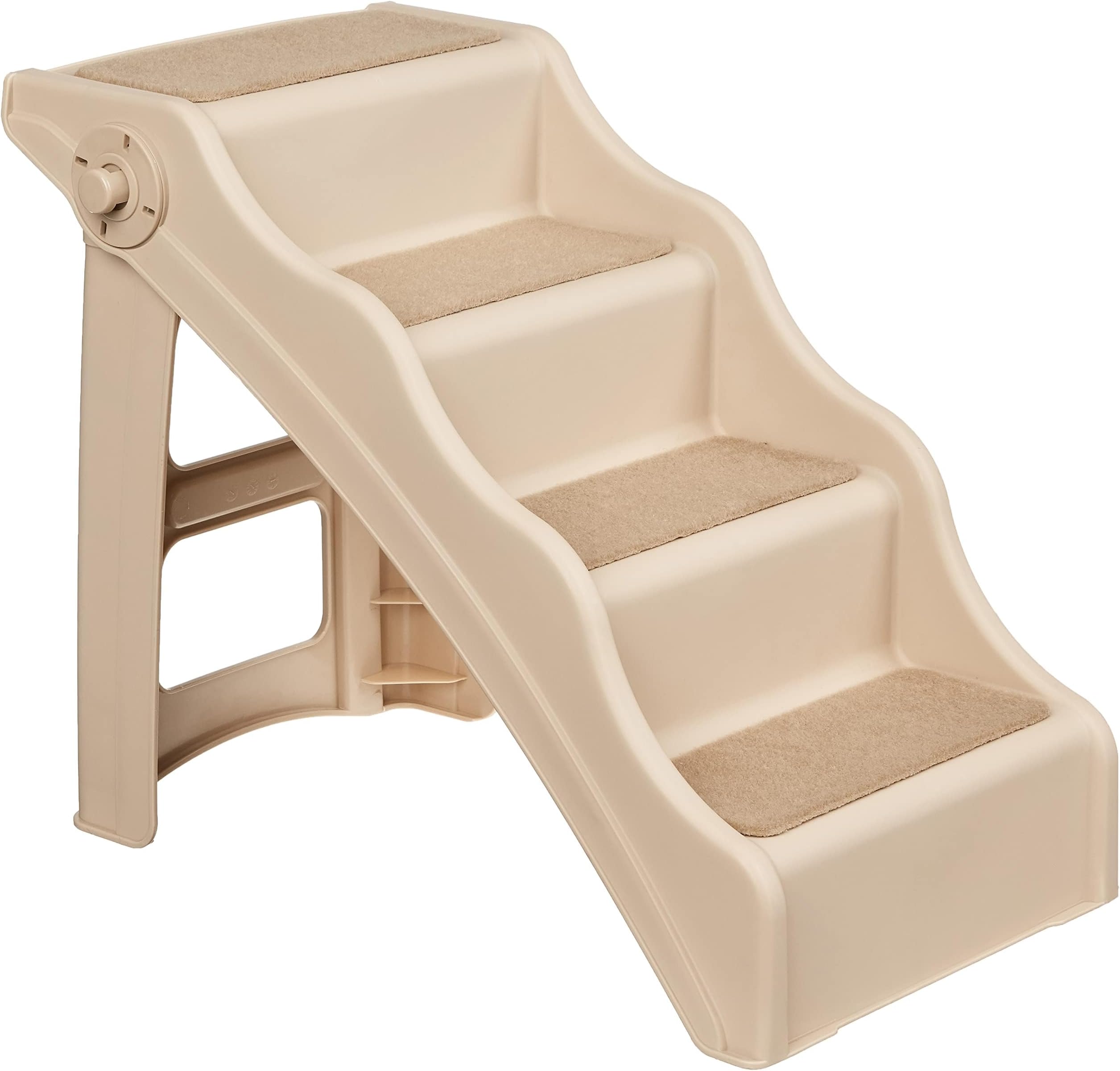 PawHut Hundetreppe 3-stufig - Klappbare Treppe Für Kleine Hunde & Katzen