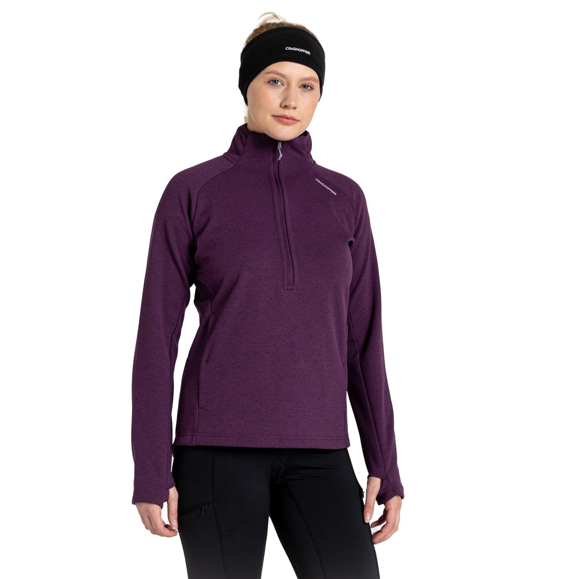 Craghoppers Women's Damson Dynamic Pro Half Zip Fleece 14
