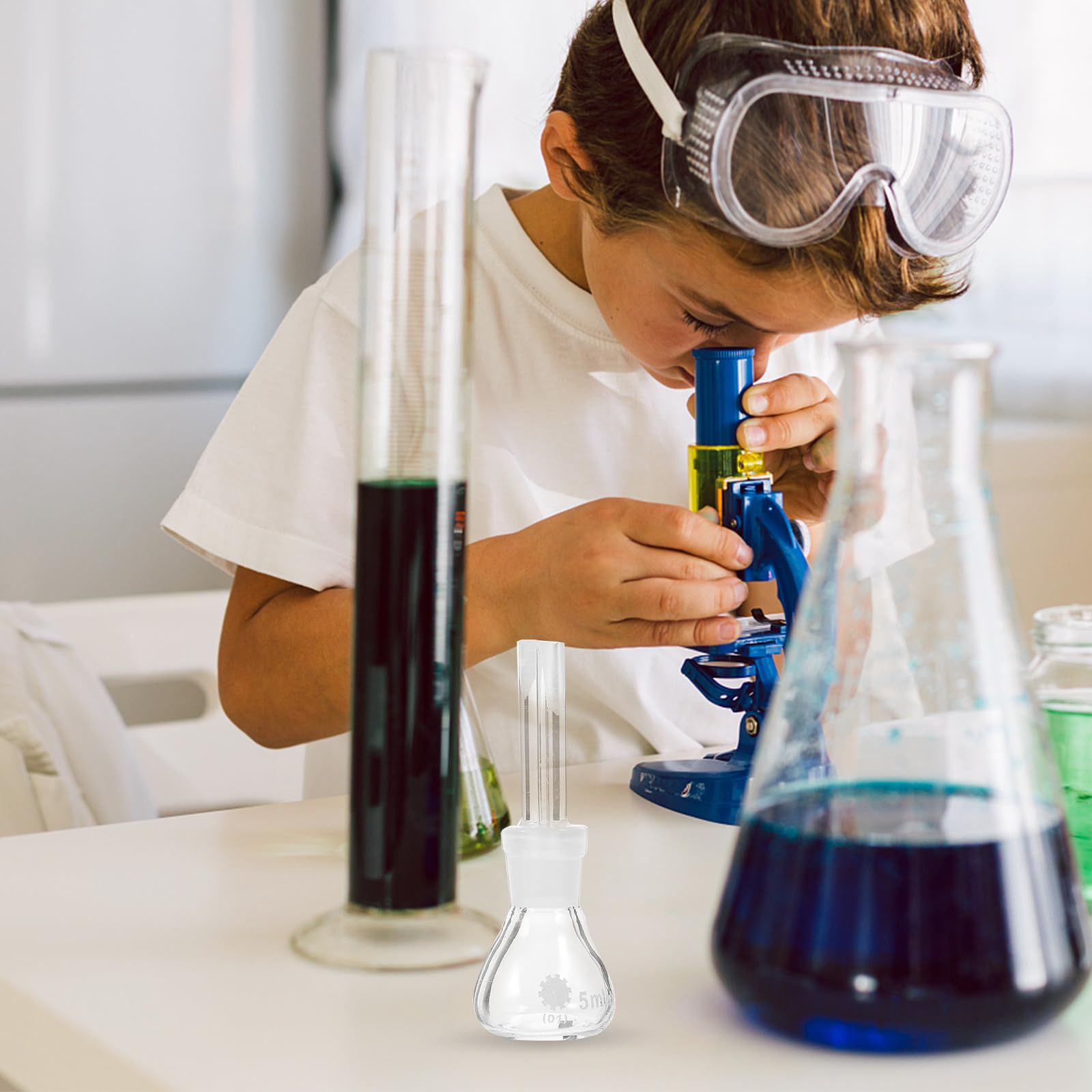 PartyKindom Picnómetro En Laboratorio Botella De Peso Específico Botellas De Medicamentos Vacíos Botellas De Medicina Vacío Botellas De Vaso Botella De Vacía