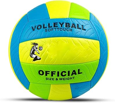 Softtouch Voleybol Topu Resmi Boyut No 5 Premium Diki li  ift Astarl    ve D  Mekan i in Ma  ve Antrenman Topu Pompa Hediyeli