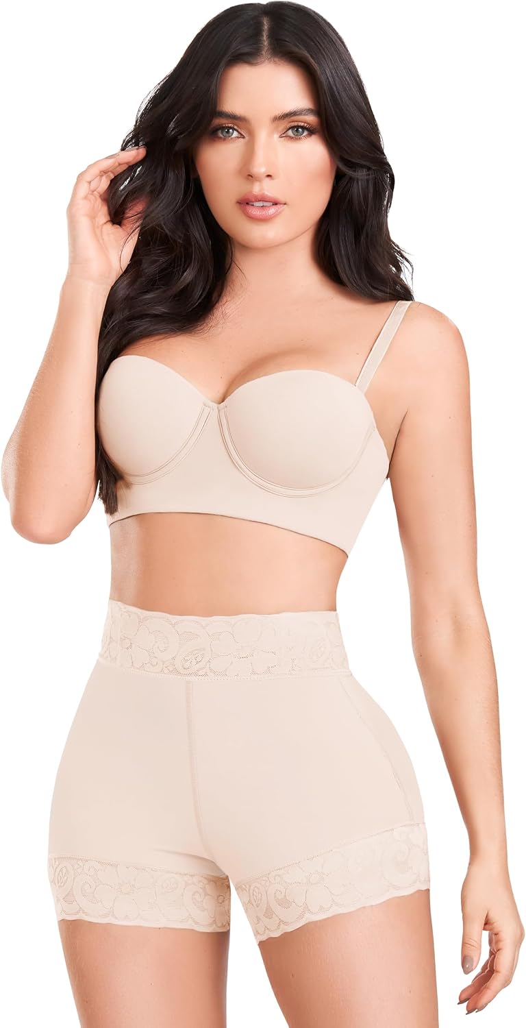 Ann Chery 1101 Body shaper short shapewear for women | Body shaper with invisible butt lift Technology| Fajas Colombianas