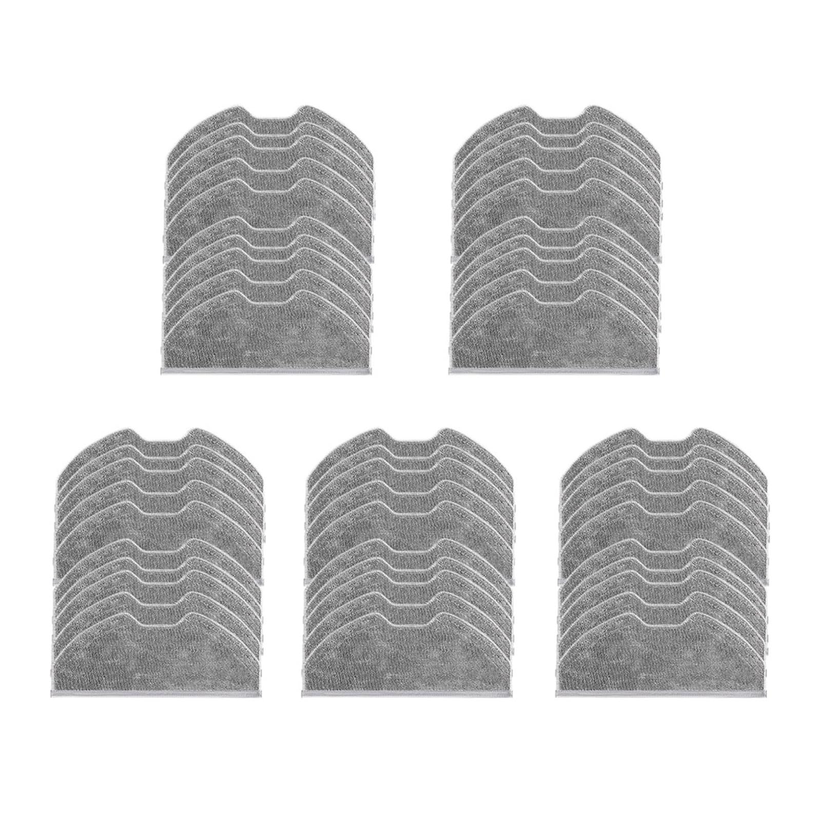 Almohadillas De Trapeador Lavables De Repuesto, Compatibles Con Eufy,Clean X8 Pro X8 Pro SES, Piezas De Robot Aspirador Reutilizables Resistentes Al Desgaste(50pcs)