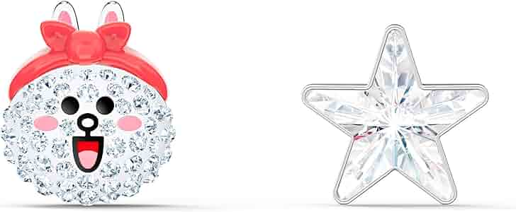 SWAROVSKI スワロフスキー ラインフレンズ コニー スワロフスキー×LINE フレンズ、クリスタル輝くブラウンの