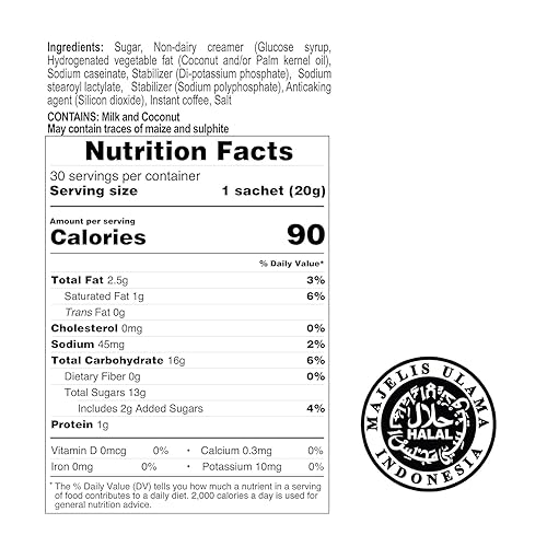 Miniatura 5 de Kopiko Premium 3 en 1 mezcla de café instantáneo y café marrón, 30 unidades por bolsa, paquete variado con bolsa ShopEssential