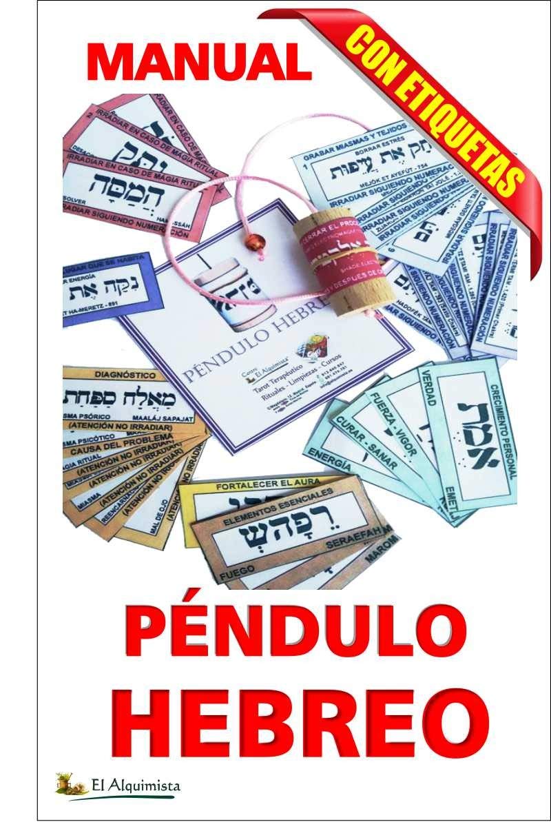 Péndulo Hebreo El Sendero | Thérapie Vibratoire | Avec Instructions Et Cartes | Radiesthésie