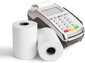Smooth Papers Thermal Paper Till Rolls For Credit Card All PDQ Machines 57x40 Mm (Pack Of 20 Rolls - View #3