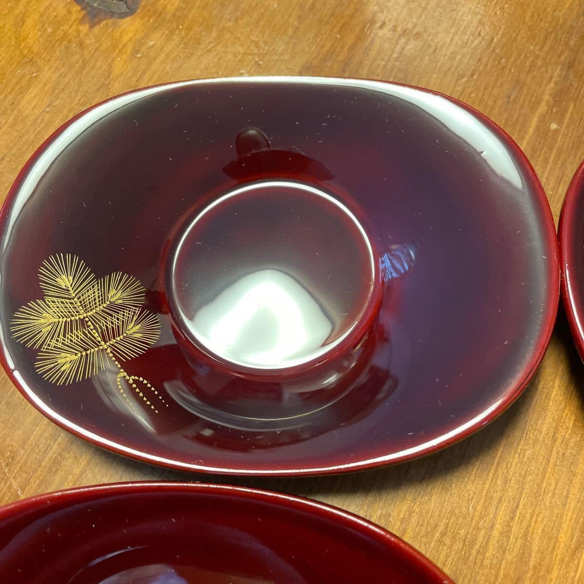 Amazon.co.jp: 輪島塗 茶托 五客 大角博明 作 霧箱 : Home & Kitchen