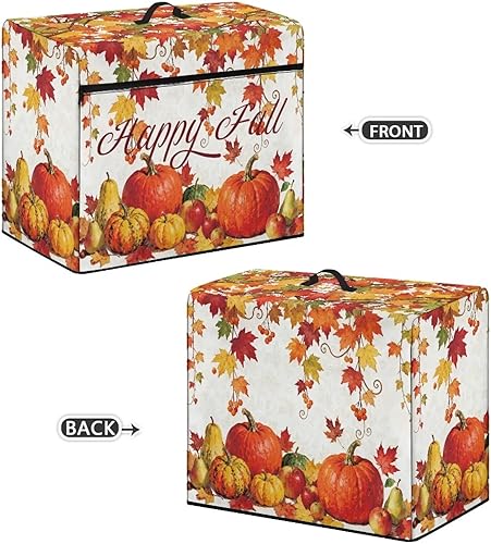 Miniatura 102 de Mumeson Cubierta antipolvo para máquina de coser de gatos negros con flores, para la mayoría de máquinas de coser estándar, plegable, duradera