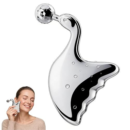 Stainless Steel Gua Sha with Eye Roller, 2026 Updated 2
