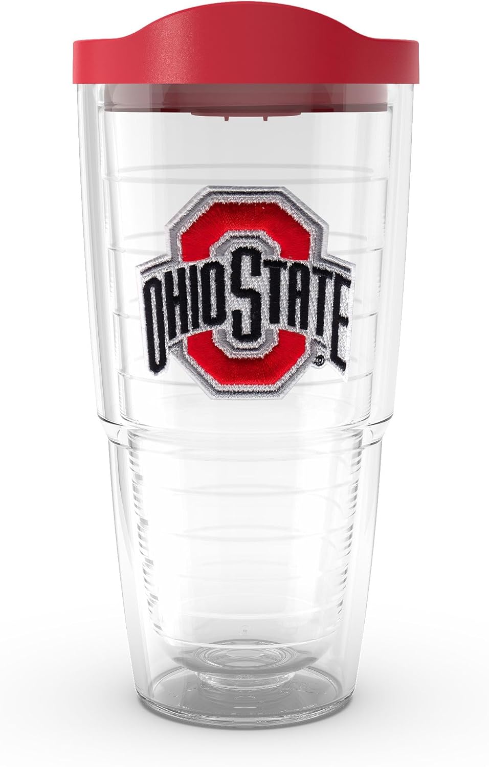 Tervis Made in USA Double Walled Ohio State Buckeyes Insulated Tumbler Cup Keeps Drinks Cold & Hot, 24oz, Emblem