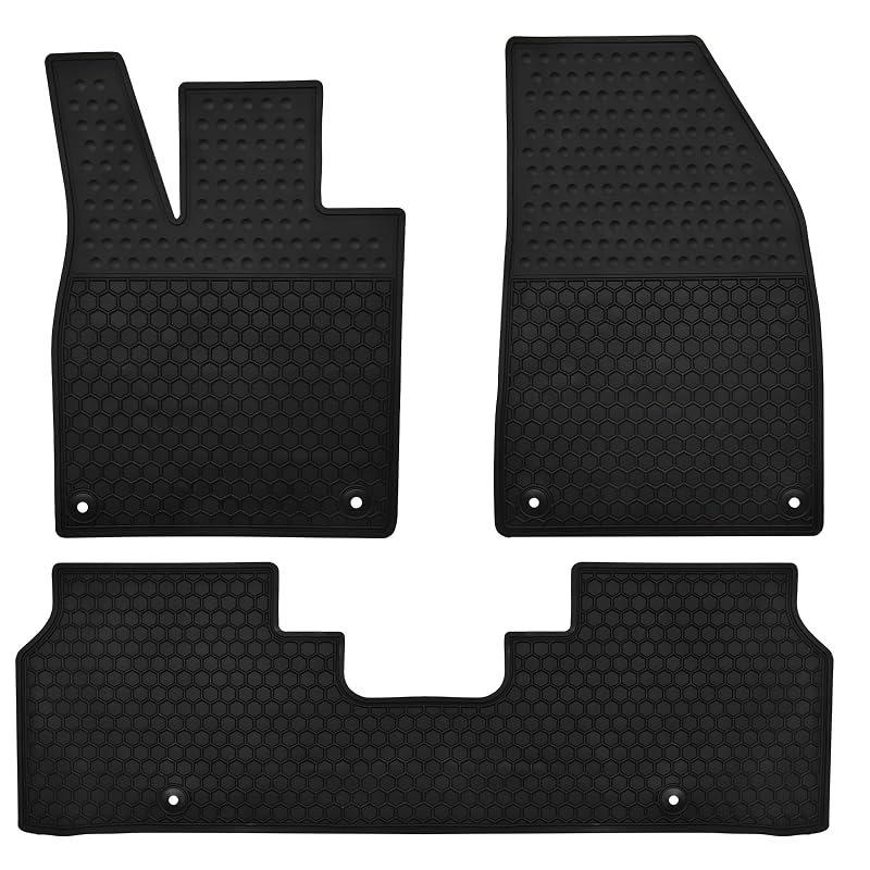 Tapete Automotivo de Borracha para Volkswagen VW ID.4 2021 a 2026, Preto, Matericuo, Pacote com 1