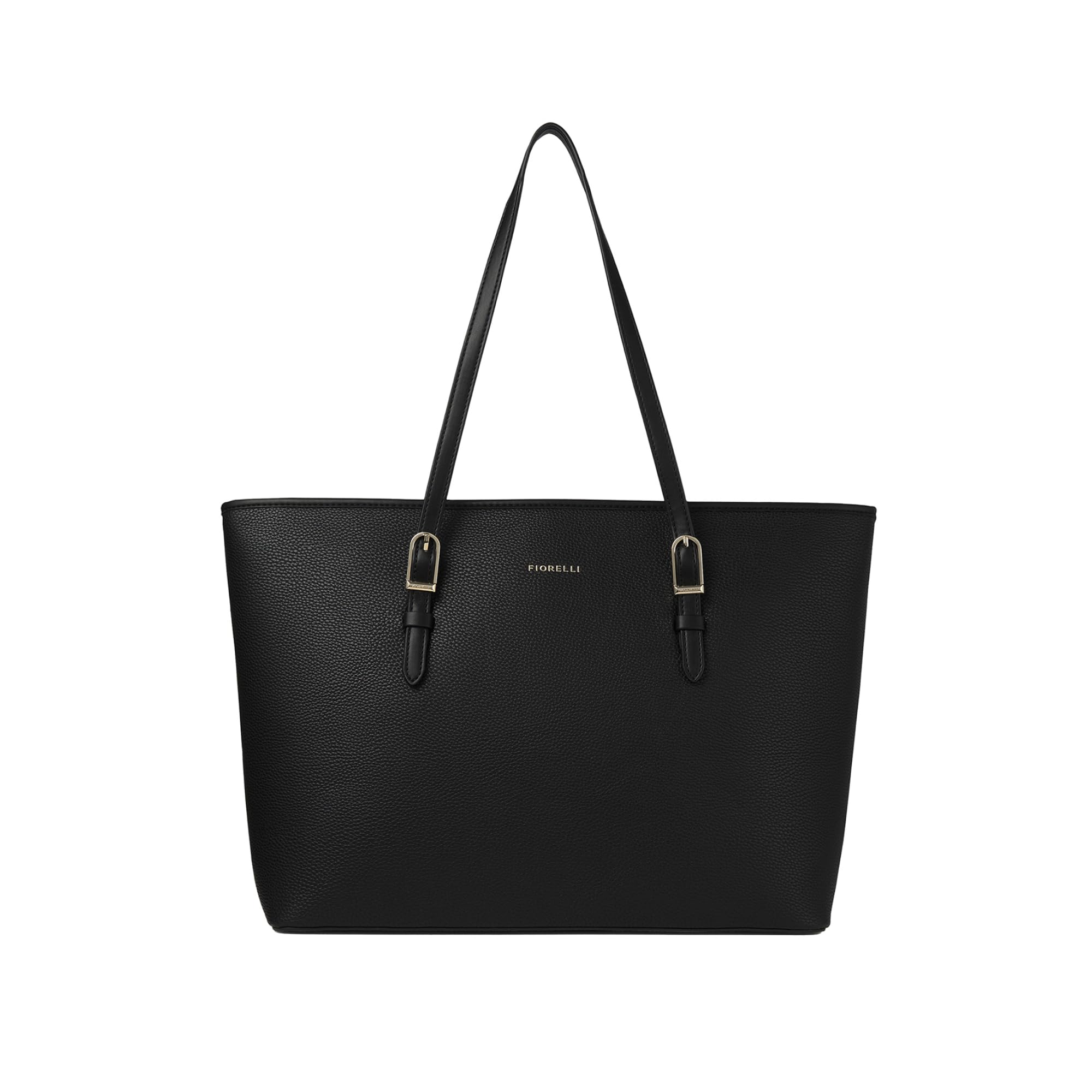 FIORELLI Women's Etta Buckle Tote Bag in True Black