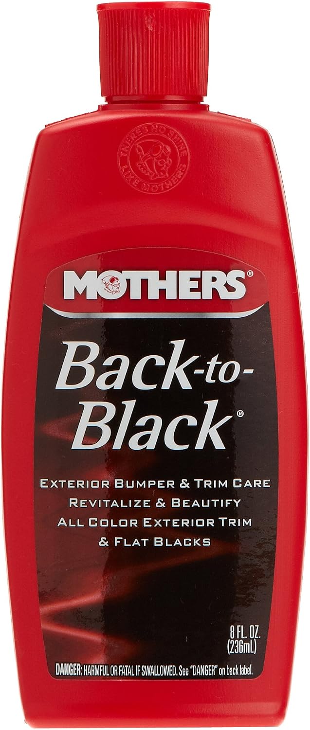 Mothers 06108 Back-to-Black Trim Care - 8 oz