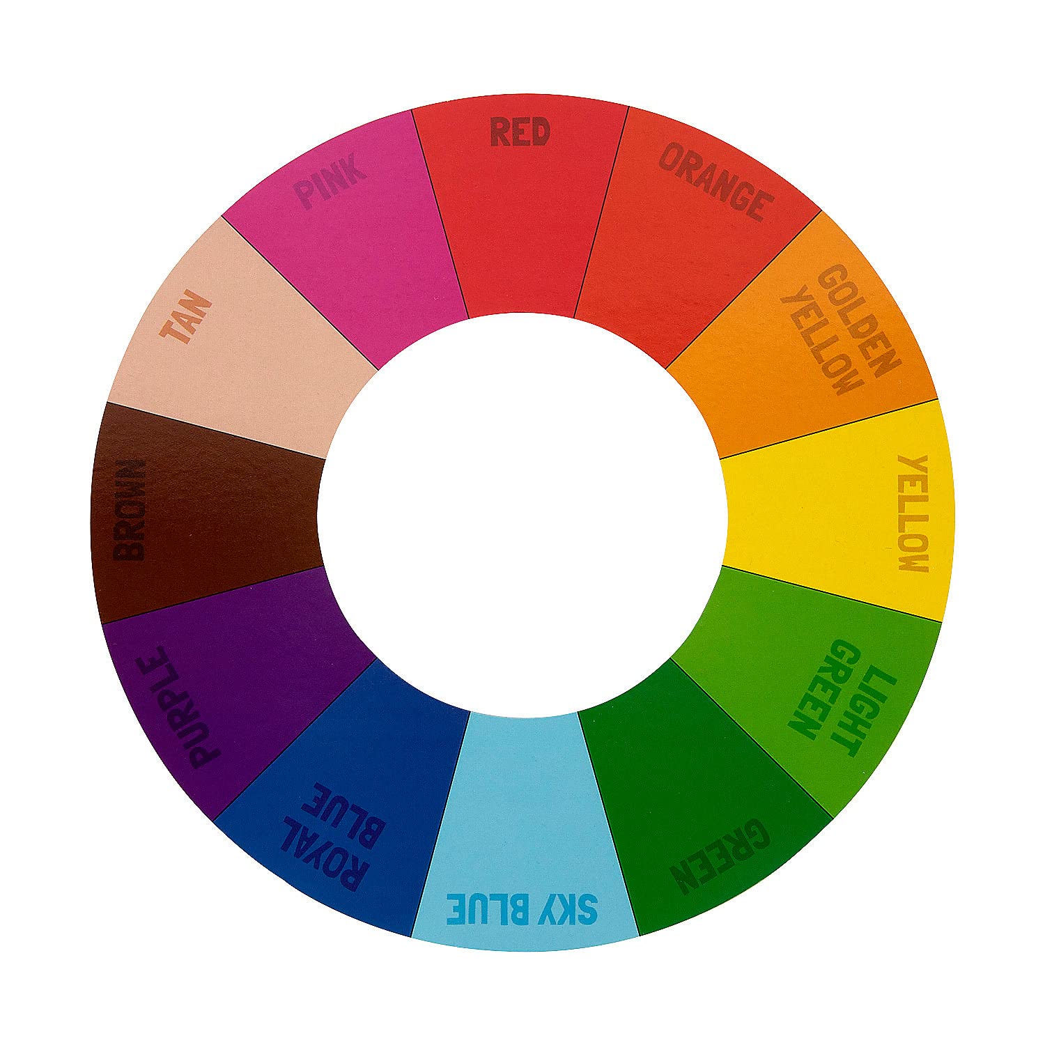 Fun Express Color Wheels – 24 Pieces